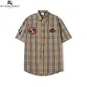 chemise burberry pas cher homme shirts short sleeve ldn sw1
